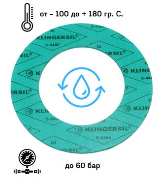 Фланцевая прокладка из материала KLINGERSIL C-4400